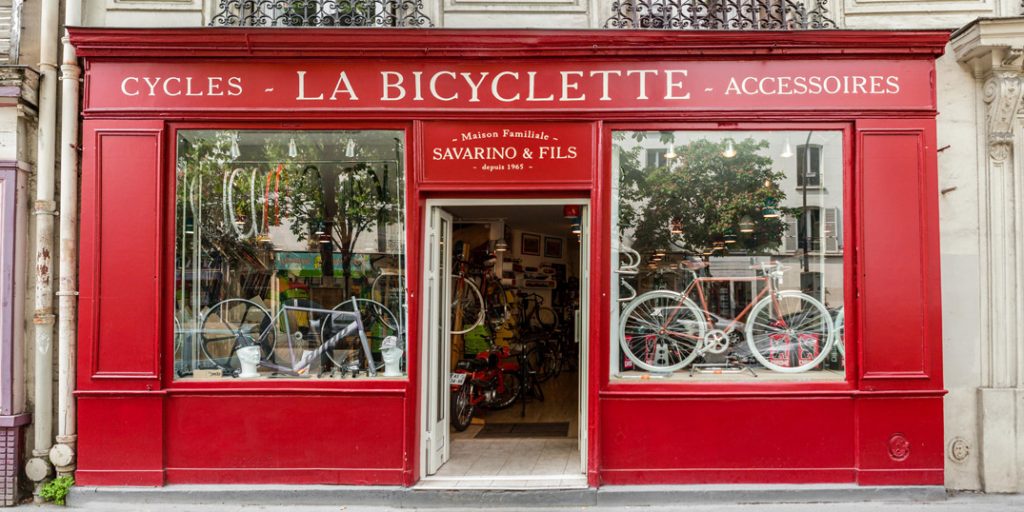 Toko Sepeda Trendy di Paris